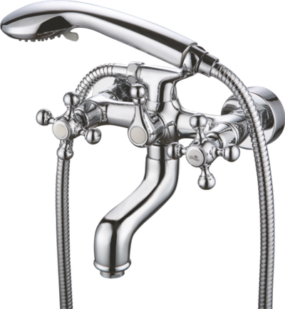 09031 Смеситель двухвент  для ванны короткий "GANZER (8/1шт)