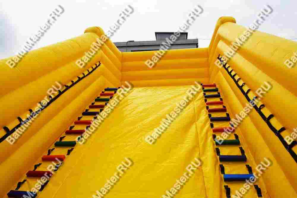 Надувная горка для зорбинга "Кубарем вниз"