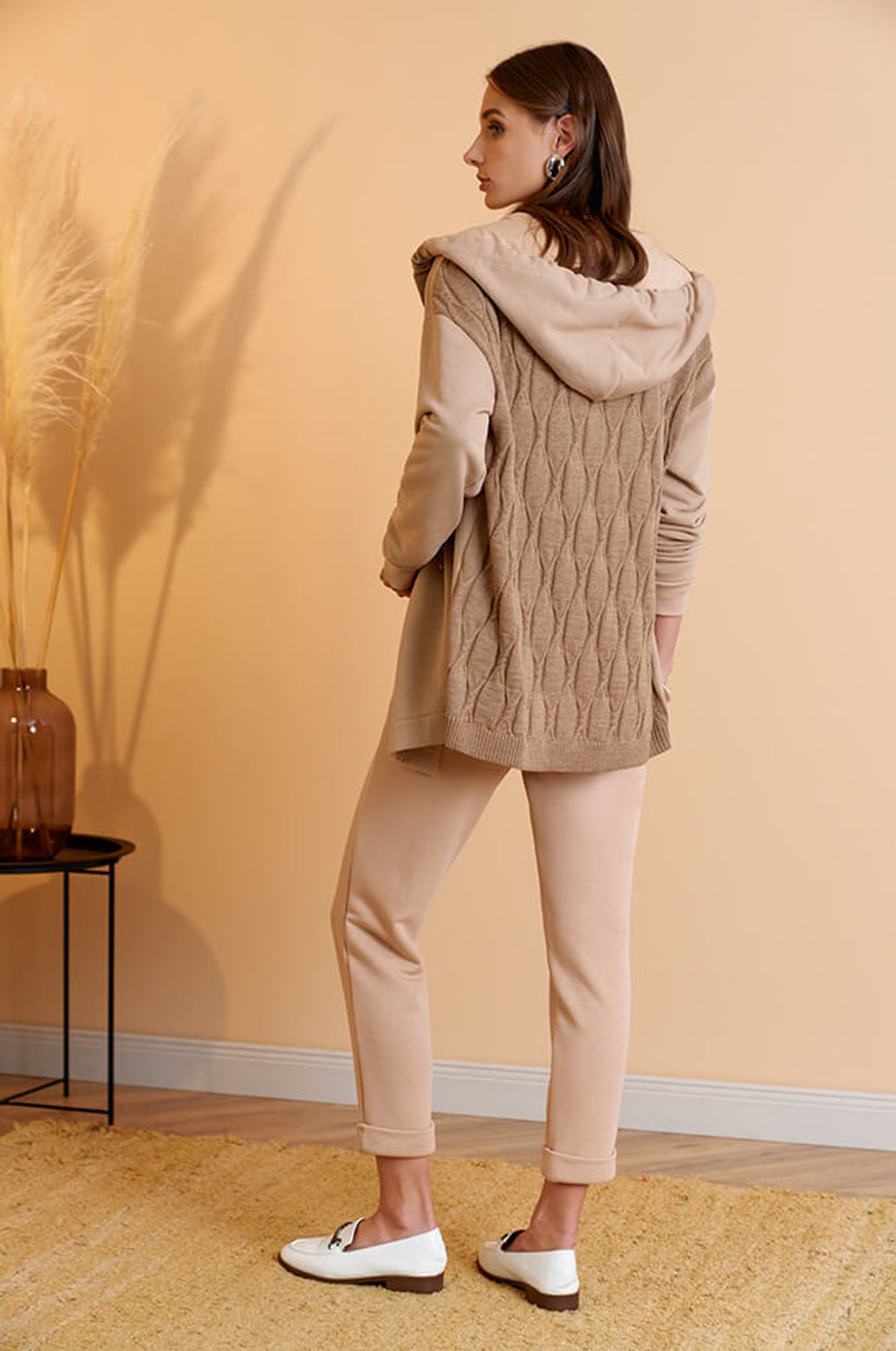 1784 Кардиган женский (латте)