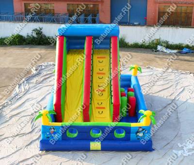 Надувная горка "Остров пиратов"