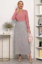 Юбка макси Алана (серая) Ю14255-6М LT Collection