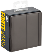 FORTE&PIANO Выключатель 2-клавишный перекрестный 10А FP309 серый IEK