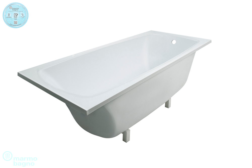 Ванна из литьевого мрамора Marmo Bagno Элза 180х75