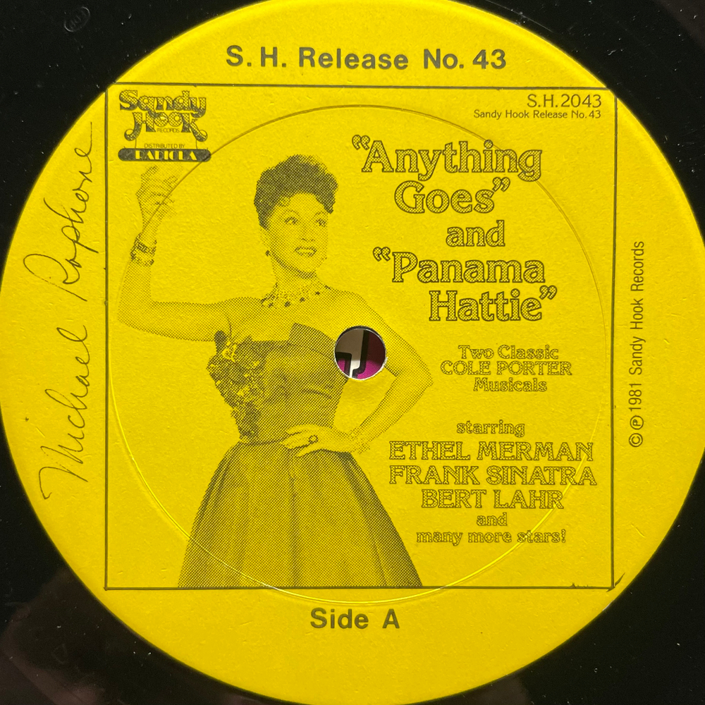 Ethel Merman, Frank Sinatra ‎– Anything Goes / Panama Hattie (США 1981г.)