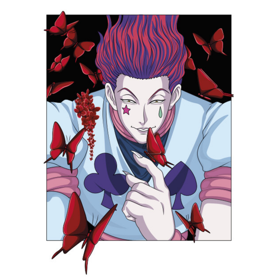 Открытка Хисока Hunter X Hunter