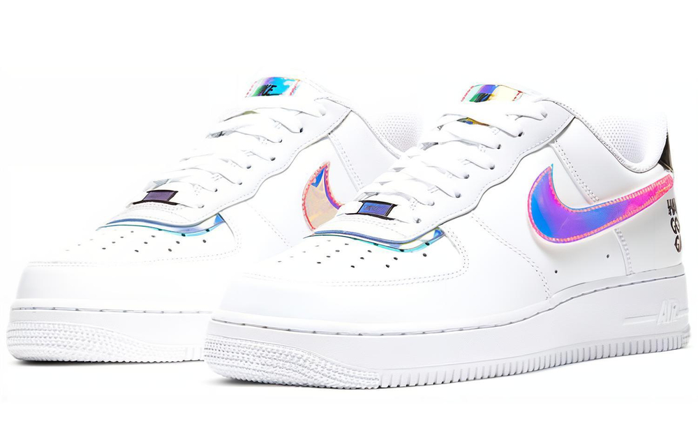 Nike Air Force 1 07 LV8 "Good Game" colorful laser video game pixel low-top sneakers for men and women the same white