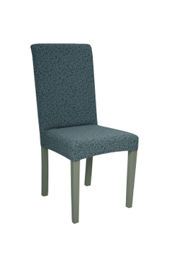 Чехол Жаккард без оборки на стул, цвет Серый