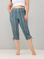 Бриджи Д-6/рогожкаизумруд-цепочка