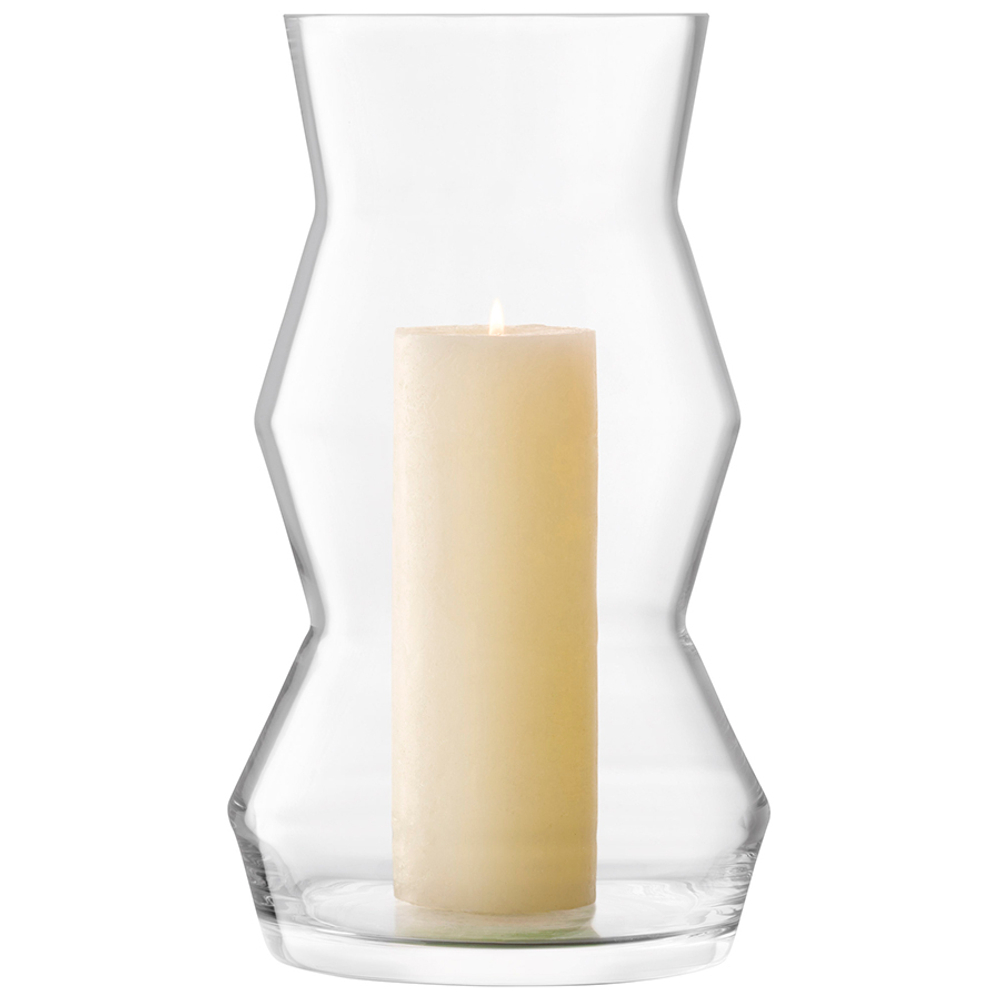 Ваза sculpt, 36 см, прозрачная