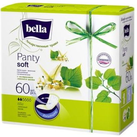 Прокладки ежедневные Bella Panty soft с экстрактом липового цвета 60 шт