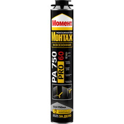 Пена монтажная Момент 3048220 PRO PА750 всесезонная | Момент