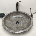 Раковина из мрамора Erozy Grey EM-81191 (55*48*15)