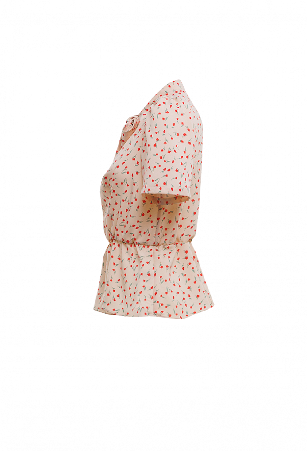 Блузка с коротким рукавом розовая 03-02-24 SS