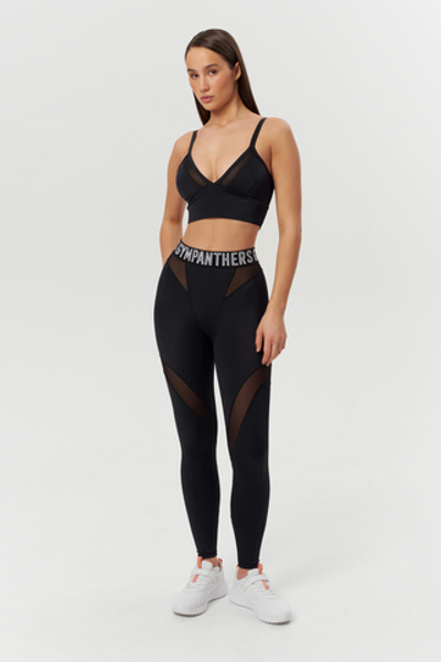 Топ с сеткой на груди