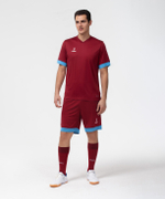 Шорты игровые DIVISION PerFormDRY Union Shorts, гранатовый/голубой/белый