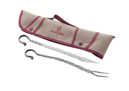 Набор для пикника кованый (нож-вилка) (Амфора)