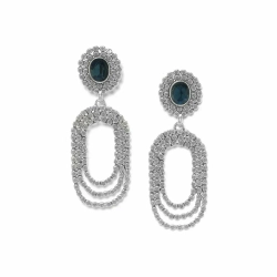 Серьги ORI TAO, Azzurra, с кристаллом, OT24.1-12-31900 (синий)