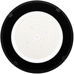 Светильник светодиодный ЭРА SPP-402-0-50K-200 200Вт 20000лм 5000K 80Ra Кп<5% КСС Д 120° 3 года IP65 подвесной | Светильники для высоких пролетов (хайбеи)