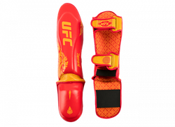 UFC Premium True Thai Защита голени, цвет красный, размер XL