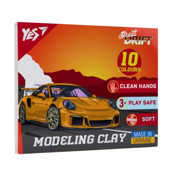 Plastilin\ Пластилин 10rəng 200qr 540666 Drift King YES