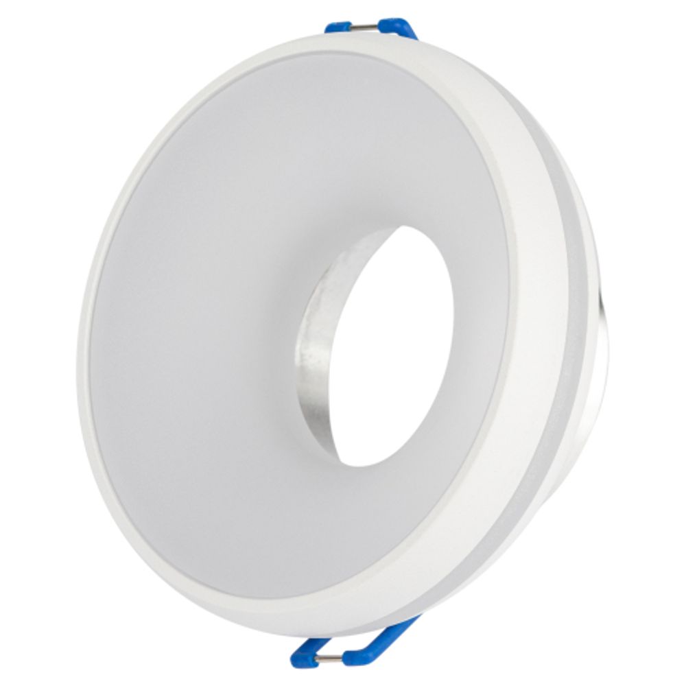 Светильник встраиваемый декоративный ЭРА DK100 WH под лампу MR16 GU5.3 белый | Декоративные встраиваемые светильники