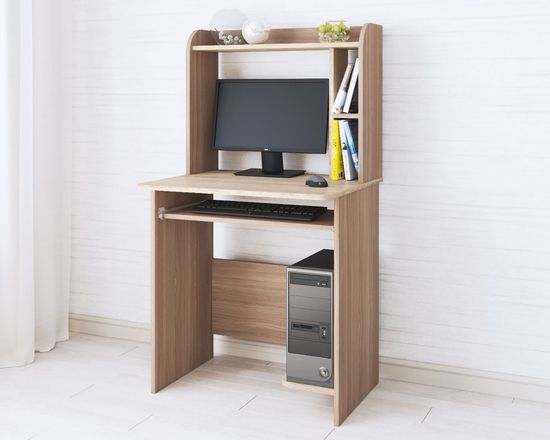 Стол письменный ГРЕТА-1 ясень шимо / дуб сонома