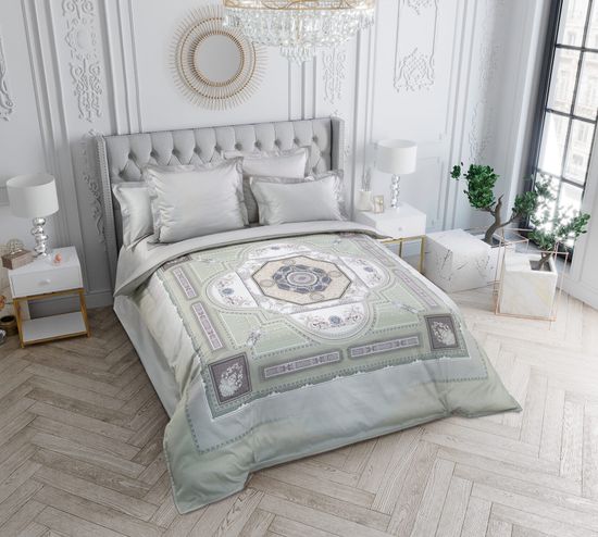 Евро комплект постельного белья Фабио Мако-сатин Legends