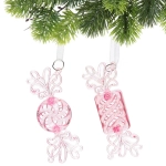 Подвеска «Сказочная сладость» 3,8*10,6 см (набор 2 шт), Розовый