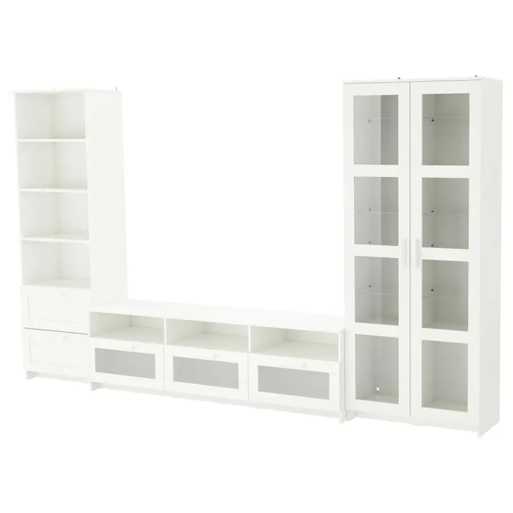 Тумба под ТВ - IKEA BRIMNES, 320х120х53 см, белый, БРИМНЭС/БРИМНЕС ИКЕА
