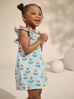 Комбинезон летний для девочки Next AM2-429, Голубой