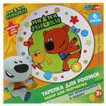 Тарелка д/росписи "Ми-ми-мишки" 17,5 см, 6 цв, кисть PLATE-MIMI (Мультиарт)