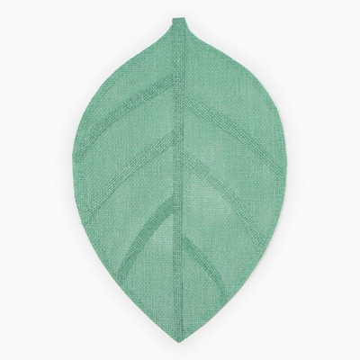 Салфетка сервировочная Листочки, 30*45 см (изумрудный)