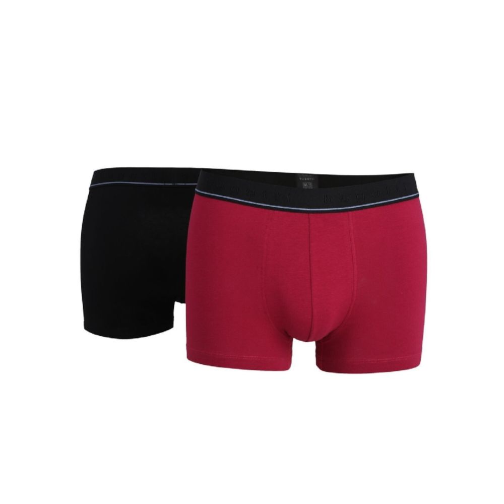 Мужские трусы боксеры (черные, красные) набор из 2-х штук BUGATTI 50035/6061 430