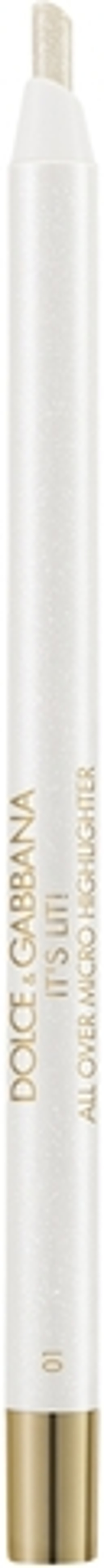 Dolce&Gabbana Bold It's Lit! - Розовый кремовый хайлайтер в стике-карандаше оттенок 01 North Star - Shimmering Platinum, 0 g