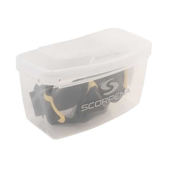 Маска Scorpena Miami Junior черно-желтая