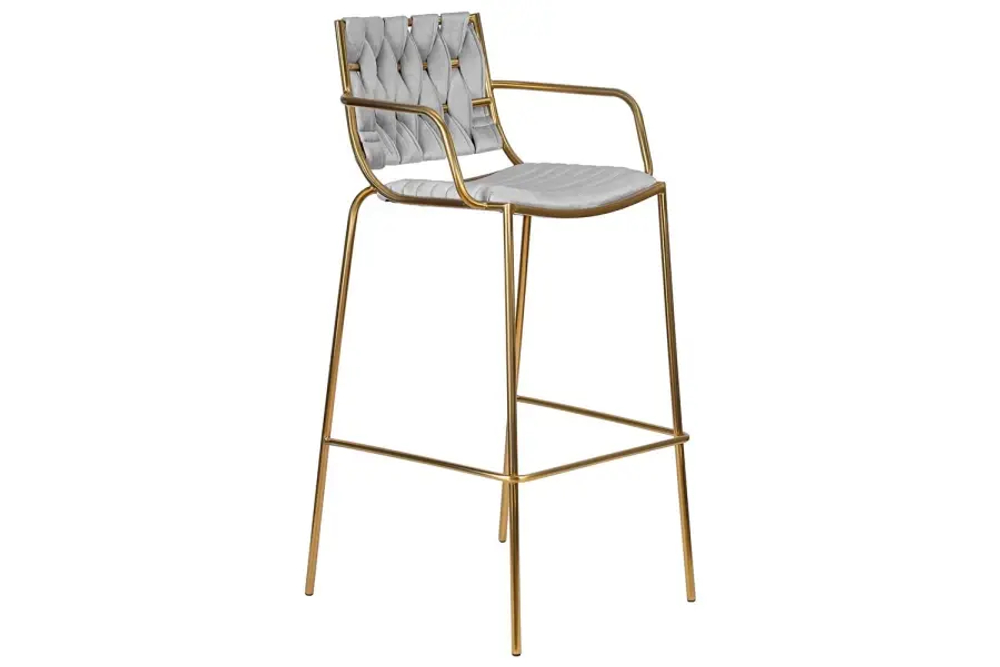 Стул барный DOBRIN Miller Gold