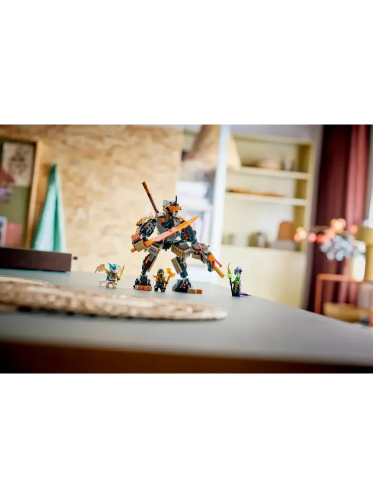 Конструктор NINJAGO 71854 Миссия Коула: робот и дракон Зейн