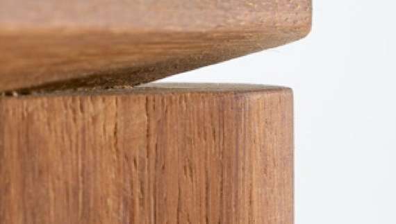 Уличный стол Verda из массива ироко, 200х100 см