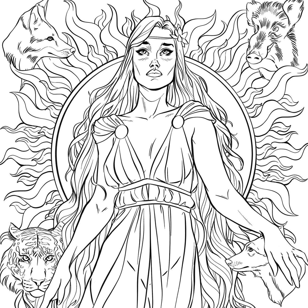 Hachette раскраска по номерам Mythologies(предзаказ, дата выпуска 16.04.2025)