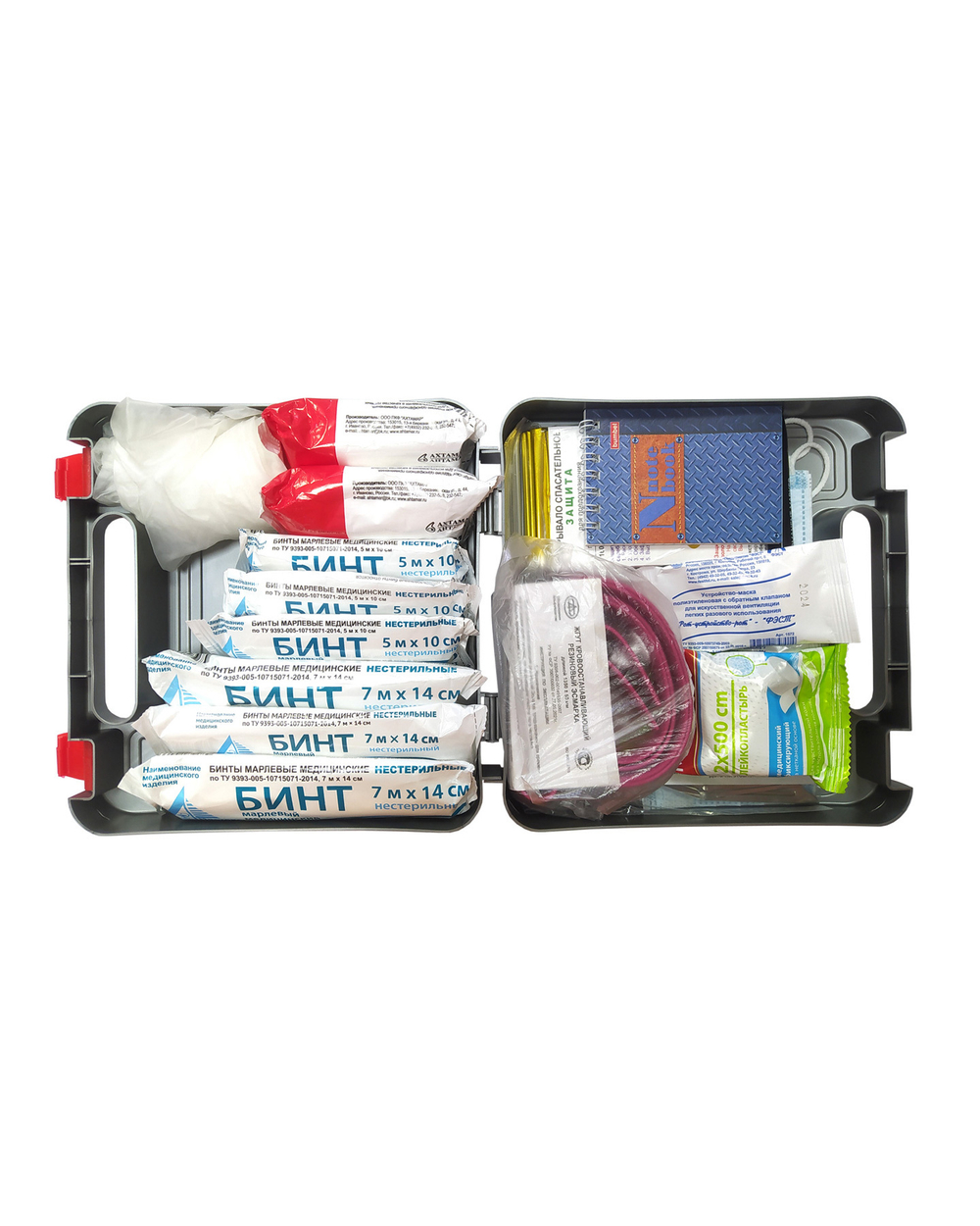 Аптечка ФЭСТ автомобильная Приказ 260н (футляр-полистирол), арт.3751 (х20)