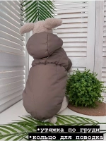 Утепленная куртка для собак и кошек на весну