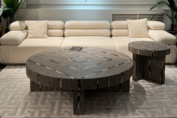 Стол журнальный 60х52см Garda Decor Zebrano