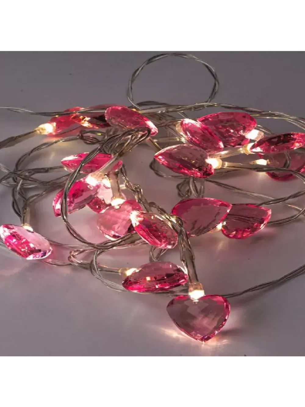 Гирлянда-Сердечки 3D 2.5х1х2,3см 20LED