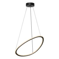 Citilux TRIO CL215B051 LED Люстра подвесная с пультом Чёрная