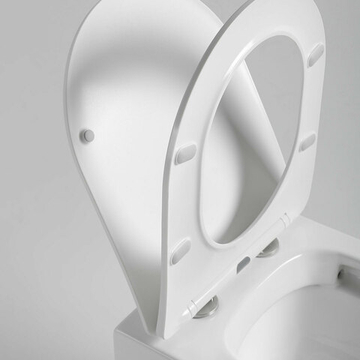 Унитаз подвесной Piatti VT1-11S, цвет белый, ультратонкое soft-close сиденье