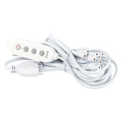 Разветвитель сетевой для линейных светильников ЭРА Разветвитель 5х IEC C7 2pin+timer на 5 точек с таймером 9, 12, 15H 2м | Аксессуары для фито светильников