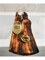 Полка столик (подставка) для ванной из 100% цельного кедра