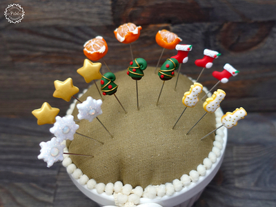 Счетные иглы в ассортименте "Новогодние"