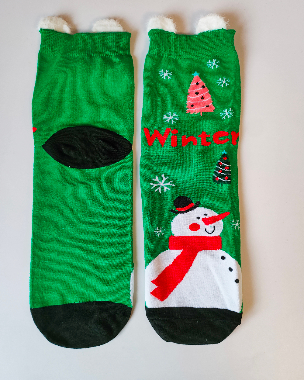 Носки НГ р.35-40 "New Year's magic" Снеговик