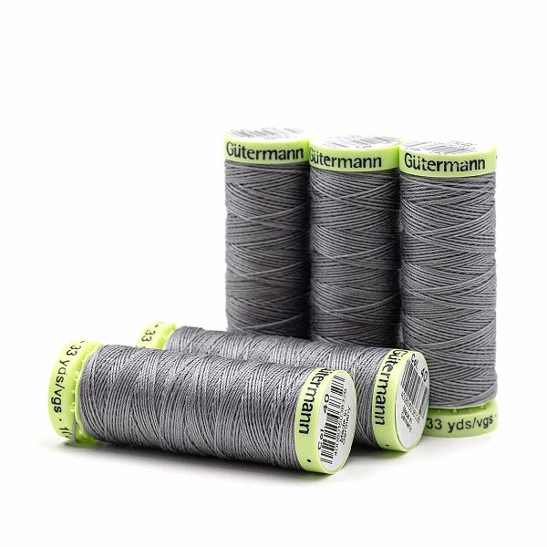 Нитки отделочные Gutermann Top Stitch 30 (30 метров), 5 кат. | 040 пепельно-серый